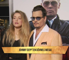 Johnny Depp'ten Dövmeli Mesaj