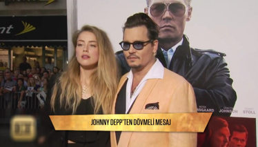 Johnny Depp'ten Dövmeli Mesaj