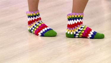 Derya Baykal'la Gülümse Tığ ile Çorap Yapımı