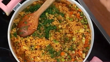 Sebzeli Bulgur Pilavı Tarifi