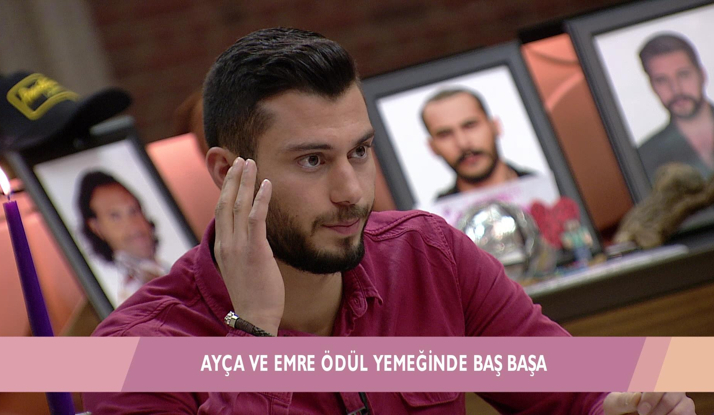 Ayça ve Emre'nin romantik ödül yemeğinden kareler!