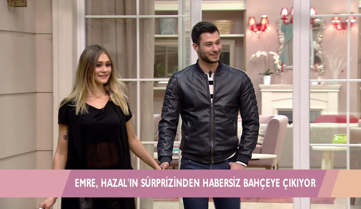 Hazal ve Emre'nin ilan-ı aşkından en özel kareler!