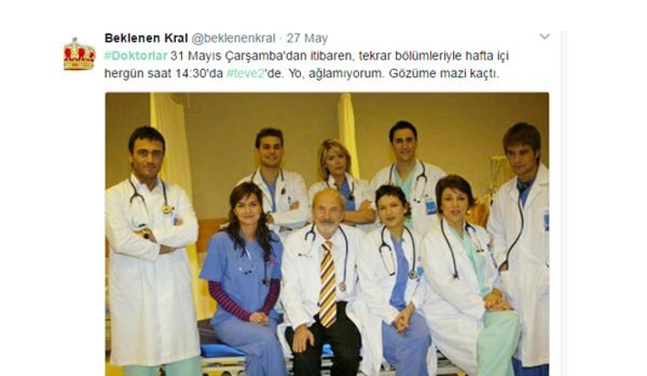 #doktorlar hakkında atılan eğlenceli tweetler
